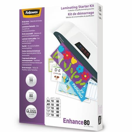 Fellowes Meleglamináló fólia, 80 mikron fényes, 50 db (5328102)