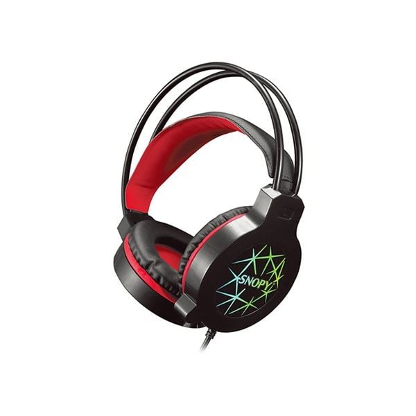 Rampage Snopy SN-GX7 CRAZY mikrofonos fejhallgató fekete-piros (31380) Rampage Snopy SN-GX7 CRAZY mikrofonos fejhallgató fekete-piros (31380)