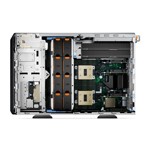 DELL ISG szerver  PE T560 torony (8x3.5"), 1x8C S4509Y 2.6GHz, 1x16GB, 1x480GB RI SSD; H355, iD9 En., 2x700W.