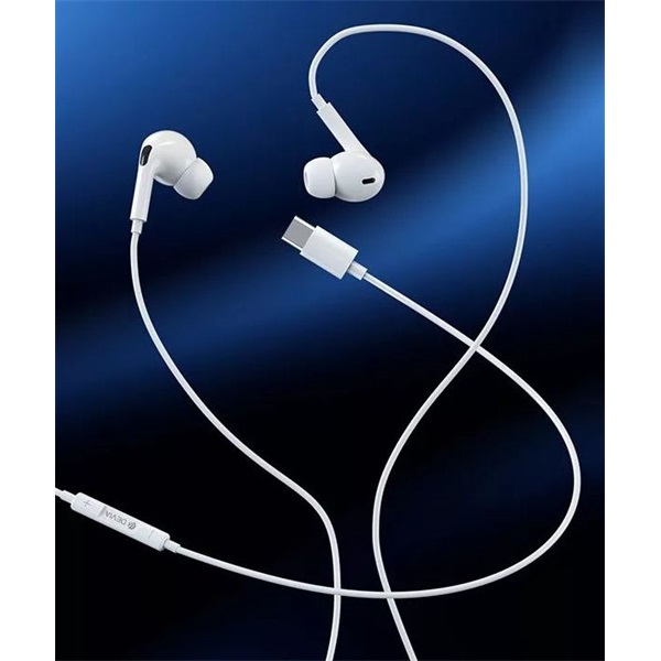 Devia ST359361 Smart Series headset Type-C csatlakozóval fehér