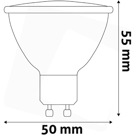 Avide ASGU10RGBW-4.2W-RC SMART IZZÓ LED GU10 4.2W RGB+W 2700K IR TÁVIRÁNYÍTÓVAL