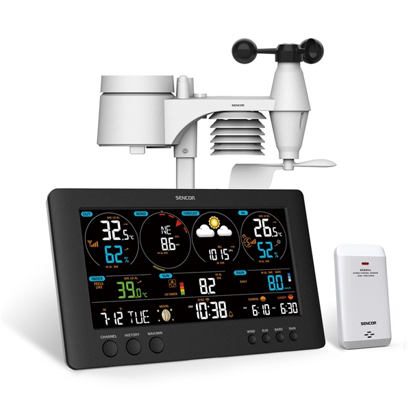 Sencor SWS 12500 WiFi időjárás állomás