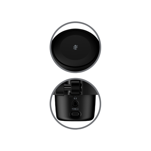 HP HYPERX vezetékes mikrofon DuoCast RGB Fekete HP HYPERX vezetékes mikrofon DuoCast RGB Fekete