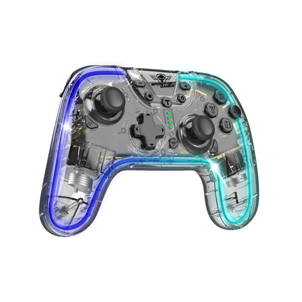 Spirit of Gamer Gamepad Vezeték Nélküli Pulse Bluetooth Vibration PC/iOS/Android kompatibilis Fekete-kék Spirit of Gamer Gamepad Vezeték Nélküli Pulse Bluetooth Vibration PC/iOS/Android kompatibilis Fekete-kék