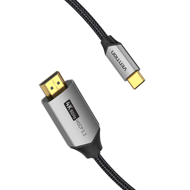 USB-C to HDMI Cable 1.5m Vention CRBBG (Black) USB-C to HDMI Cable 1.5m Vention CRBBG (Black)