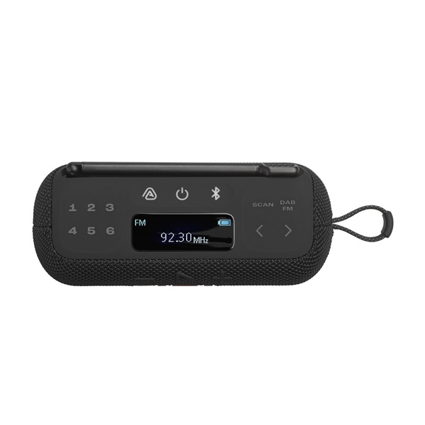 JBL Tuner 3 fekete hordozható Bluetooth FM/DAB rádiós hangszóró