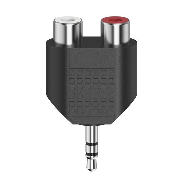 Hama FIC ST sztereo 3,5mm jack dugó - 2rca alj adapter Hama FIC ST sztereo 3,5mm jack dugó - 2rca alj adapter
