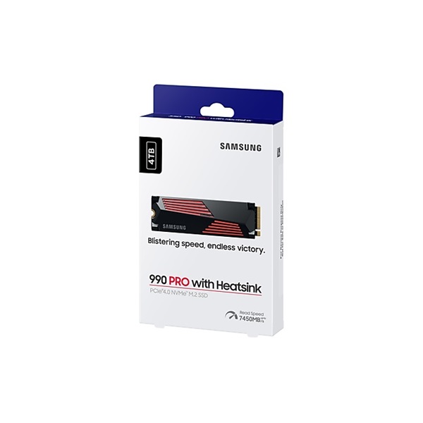 Samsung 4TB M.2 2280 NVMe 990 Pro with Heatsink SSD