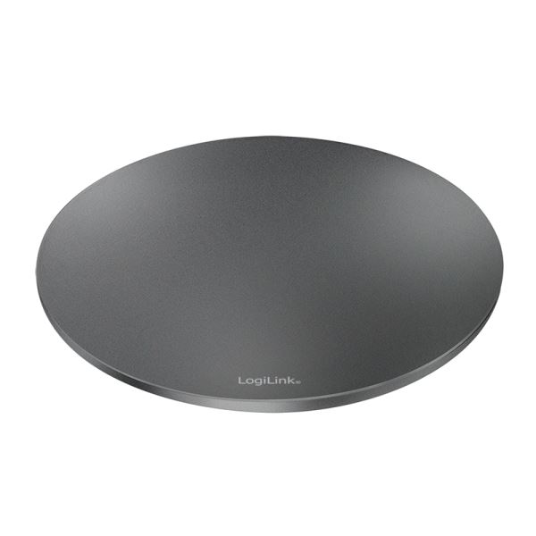 Logilink 360 -ban elforgatható monitor forgatható talpa, max. 5 kg, alumínium