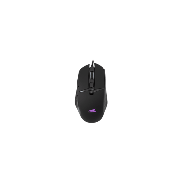 Baracuda W029913 RAPTOR-B, BGM-051B gamer egér,8D, fekete, 6400 dpi