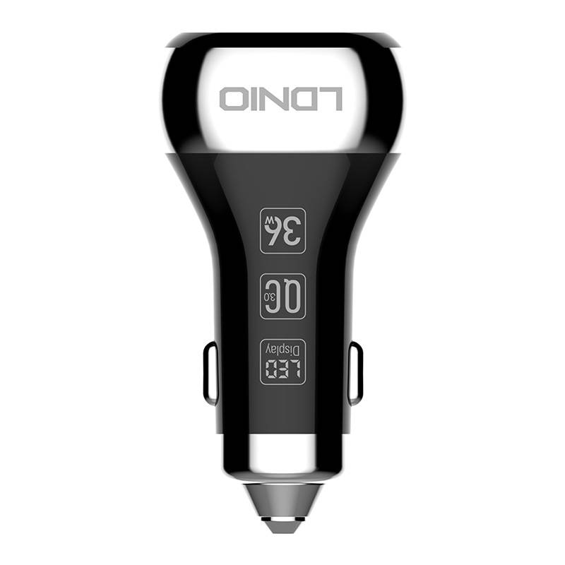 LDNIO C2 2USB Car charger + MicroUSB Cable