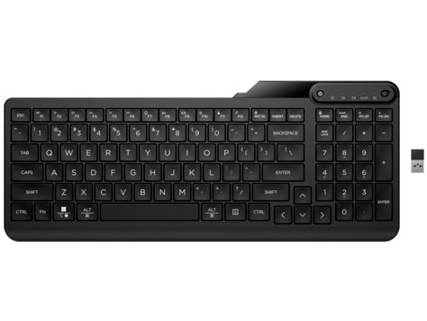 HP 475 kettős üzemmódú vezeték nélküli billentyűzet fekete (7N7B9AA#AKC)