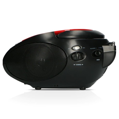 Lenco SCD-24 RED BLACK CD-S RÁDIÓ