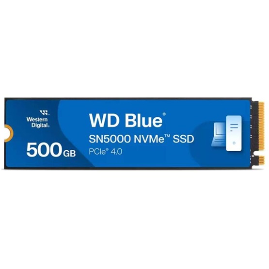 WD 500GB Blue SN5000 M.2 PCIe Gen 4 x4 NVMe SSD 