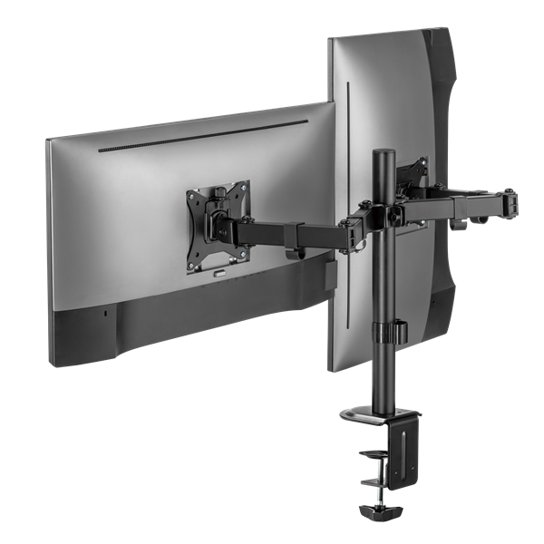SBOX LCD-352/2-2 DESKTOP MOUNT 17-32" 2 képernyős rögzítőkar  