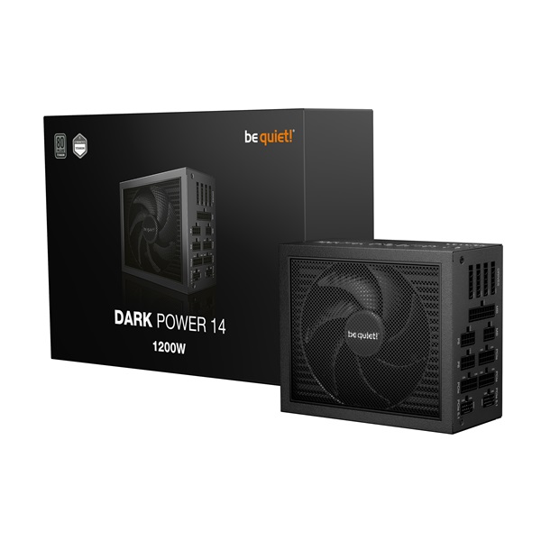 Be Quiet!  1200W   DARK POWER 14  80+ Titanium  ATX3.1  PCIe5.1 moduláris Tápegység Fekete