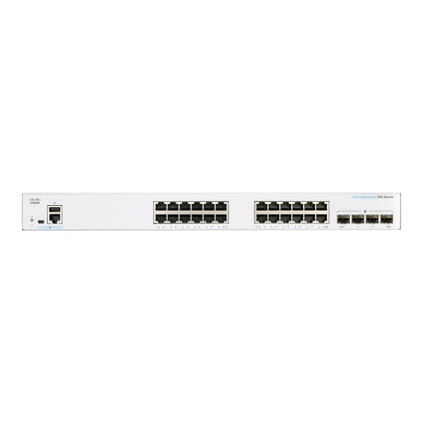 Cisco CBS350-24T-4G-EU 24 Port Gigabit Switch Cisco CBS350-24T-4G-EU 24 Port Gigabit Switch