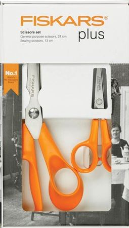 Fiskars általános + varróolló készlet narancssárga (859893) Fiskars általános + varróolló készlet narancssárga (859893)
