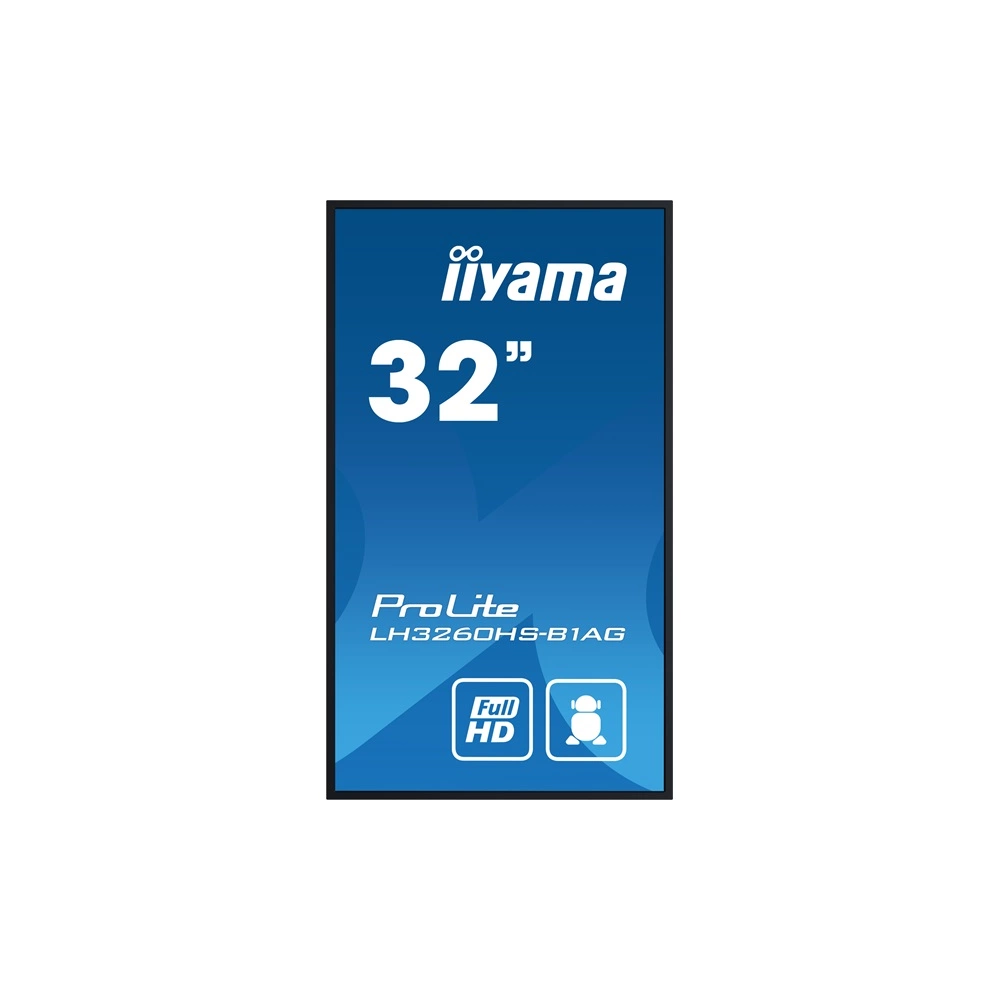 Iiyama ProLite LH3260HS-B1AG professzionális kijelző, LFD 32" FHD VA Android