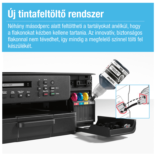 BROTHER Tintasugaras MFP NY/M/S DCP-T535W