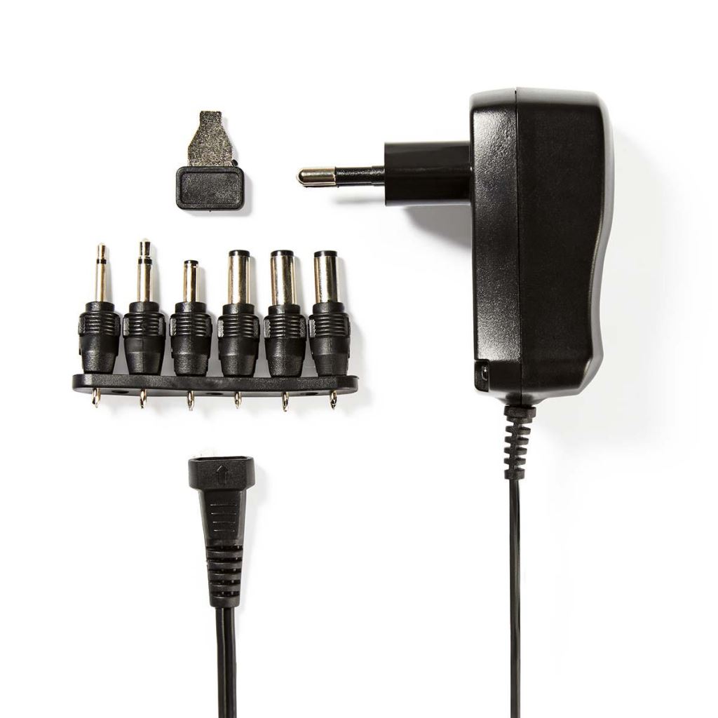 Nedis Univerzális hálózati adapter 3/4.5/5/6/7.5/9/12VDC 0.6A (ACPA006) Nedis Univerzális hálózati adapter 3/4.5/5/6/7.5/9/12VDC 0.6A (ACPA006)