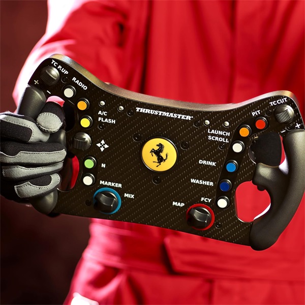 Thrustmaster 4060263 Ferrari 488 GT3 Wheel Add-On PS4/PS5/Xbox Series/One/PC versenykormány Thrustmaster 4060263 Ferrari 488 GT3 Wheel Add-On PS4/PS5/Xbox Series/One/PC versenykormány