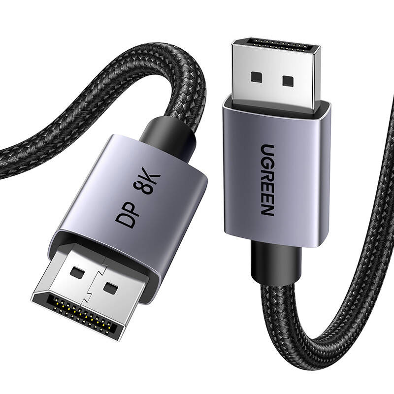 UGREEN DP120 DisplayPort 1.4 kábel  8K 60Hz  32.4Gbps  3m  Fekete 