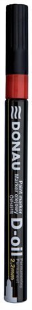 DONAU Lakkmarker, 2,2 mm, S,  "D-oil", piros (D7366P)