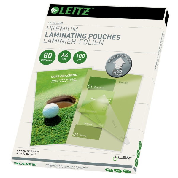 Leitz A4 2x80mic 100db-os lamináló fólia