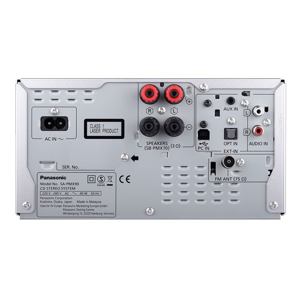 Panasonic SC-PMX90EG-S Hi-Res Audio mikro hifi ezüst