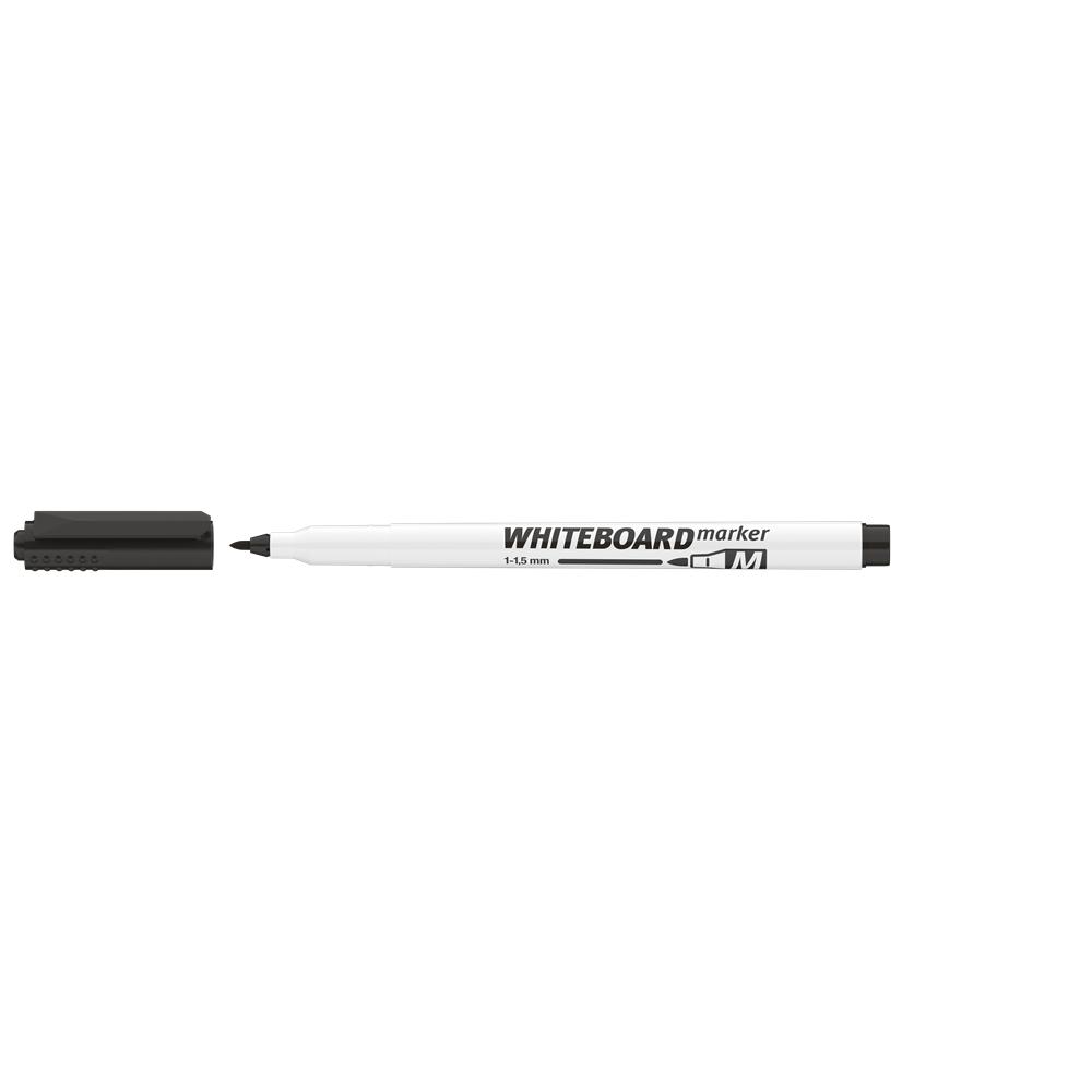 ICO Táblamarker 1-1,5mm, M kerek  fekete (9580045003)