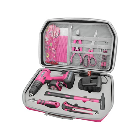 Extol Lady 402403 ÜTVEFÚRÓ AKKUS 12V 2000MAH LI-ION 1DB AKKU+SZERSZÁM KLT.