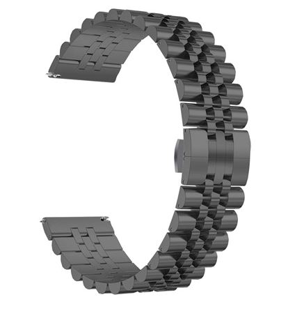 Mybandz steelo fém szíj 20mm fekete (20SKU2600)