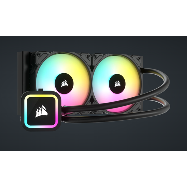 CORSAIR H100x ELITE, 240mm Radiator, Liquid CPU Hűtő