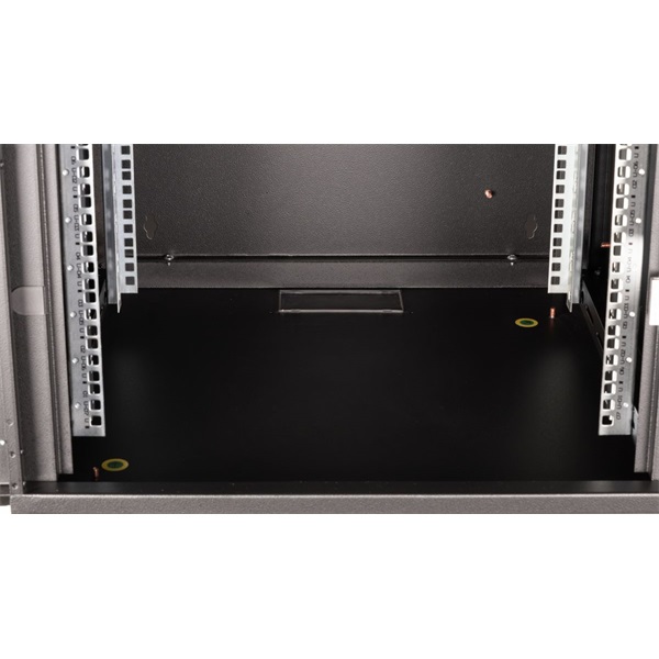 Equip Fali Rackszekrény  EPM-07-6060-B-CBAA 19" 7U  600x600mm előre szerelt Fekete 