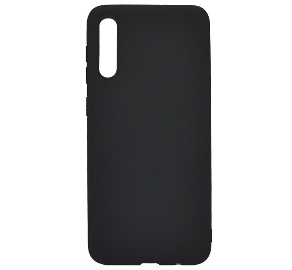 Szilikon telefonvédő (matt) FEKETE [Samsung Galaxy A50s (SM-A507F)]