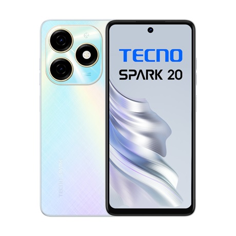 Tecno SPARK 20 8/256 Mobiltelefon Fehér