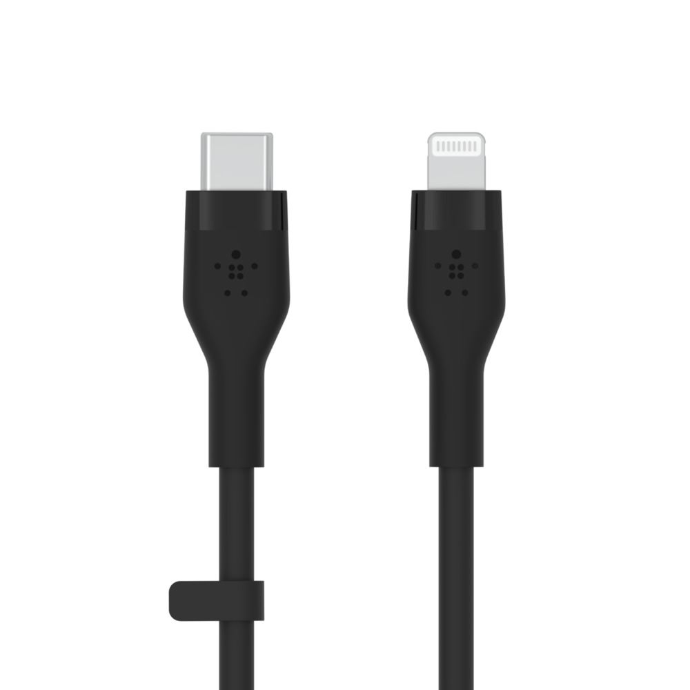 Belkin BOOST CHARGE Flex USB-C - Lightning kábel 1m fekete (CAA009bt1MBK)
