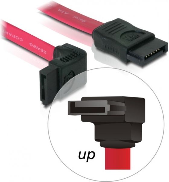 DeLock DL84249 cable SATA 30cm up/straight DeLock DL84249 cable SATA 30cm up/straight