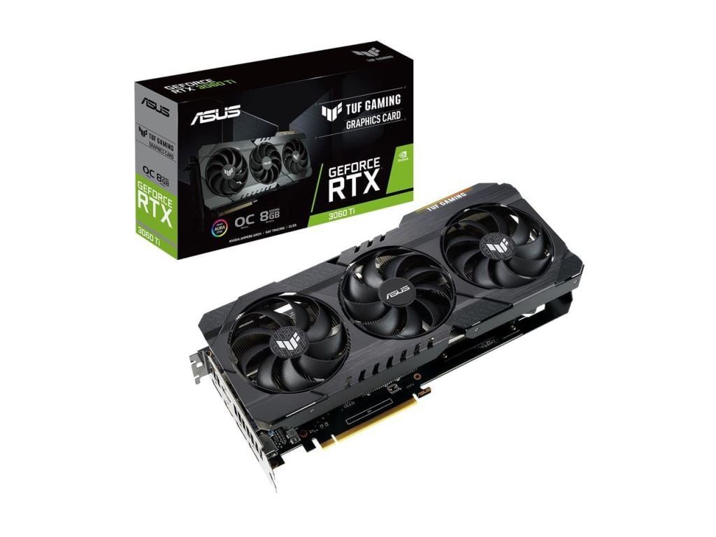ASUS GeForce RTX 3060 Ti 8GB TUF Gaming OC Edition LHR videokártya (TUF-RTX3060TI-O8G-V2-GAMING) ASUS GeForce RTX 3060 Ti 8GB TUF Gaming OC Edition LHR videokártya (TUF-RTX3060TI-O8G-V2-GAMING)