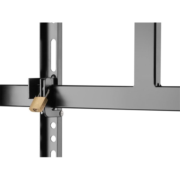 Equip 650609  60"-105" álló  gurulós  Max.:100kg TV állvány Fekete 