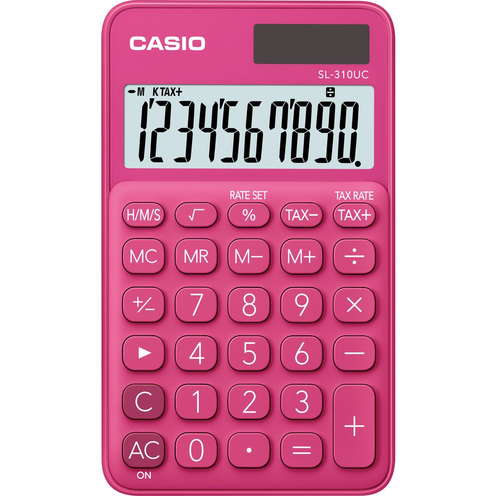 Casio SL-310UC-RD Zsebszámológép Piros