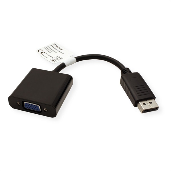 Value Adapter DP - VGA Jelátalakító, M/F (12.99.3135-10)