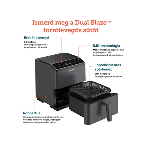Cosori CAF-P681S-KEUR FORRÓLEVEGŐS SÜTŐ Cosori CAF-P681S-KEUR FORRÓLEVEGŐS SÜTŐ