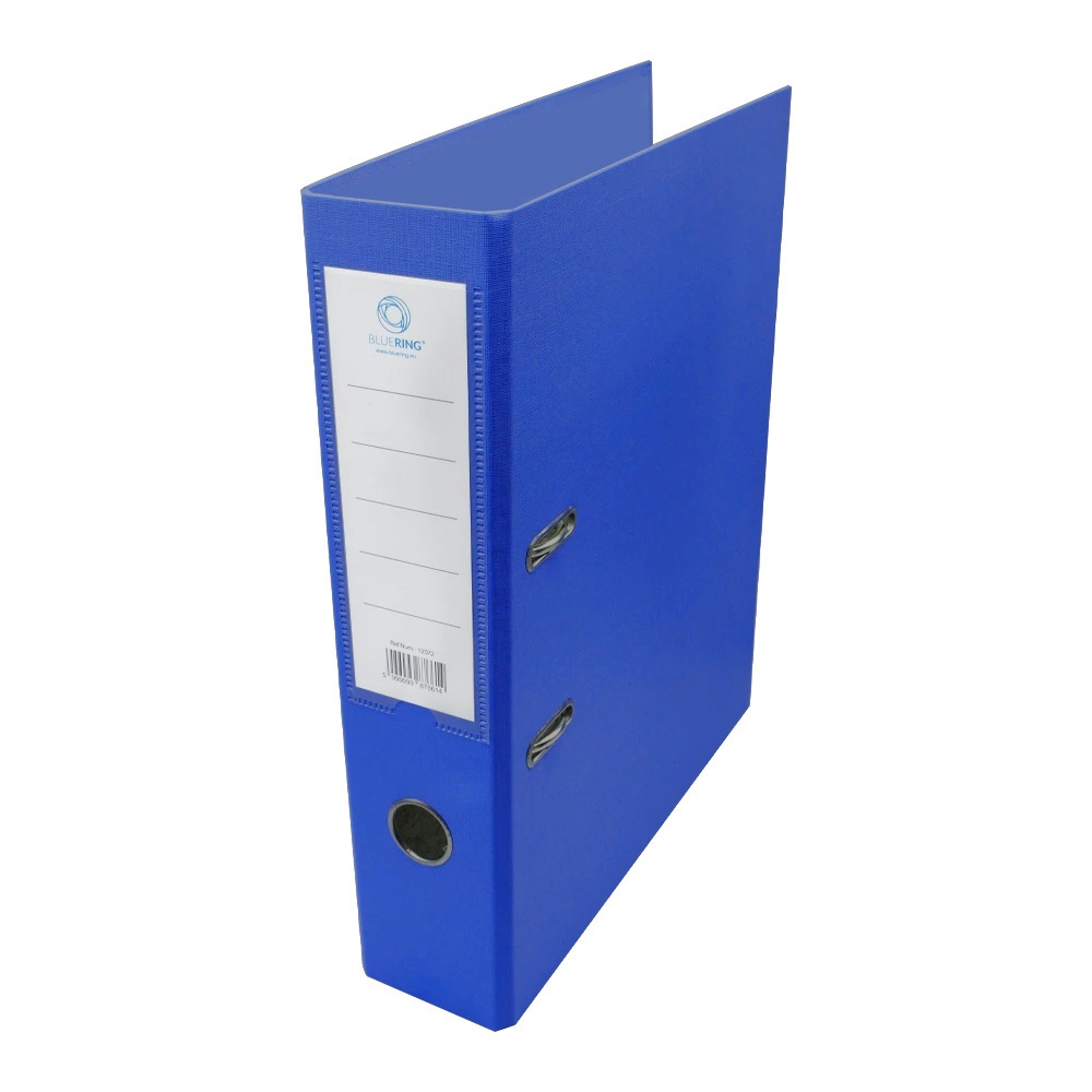 Bluering Iratrendező A4, 7,5cm, két oldalt PP borítás,  Premium kék
