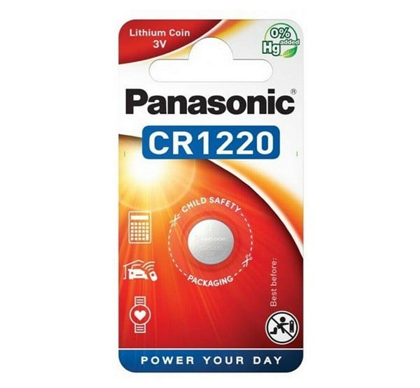 PANASONIC gombelem (CR1220, 3V, lítium) 1db / csomag (CR1220EL-1B)