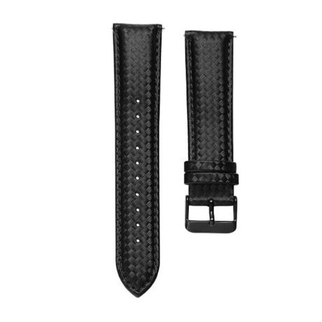 Mybandz karbonszálas óraszíj 20mm, fekete (20SKU1555)