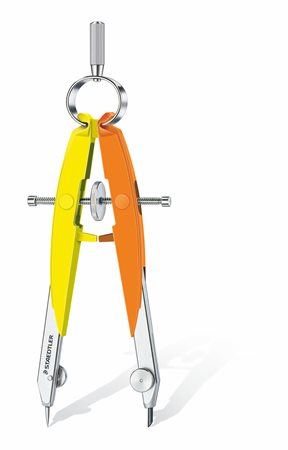 Staedtler "Mars Comfort Neon" precíziós körző neon sárga-narancssárga  (556 00-N3 / TS55600N3)