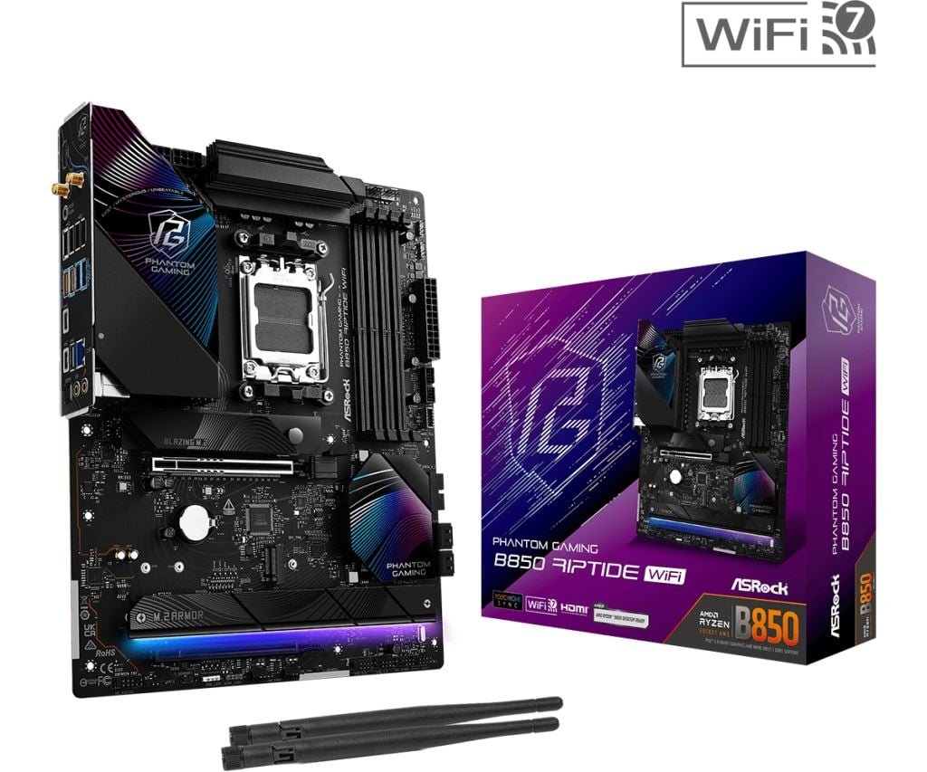 ASRock B850 RIPTIDE WIFI Alaplap