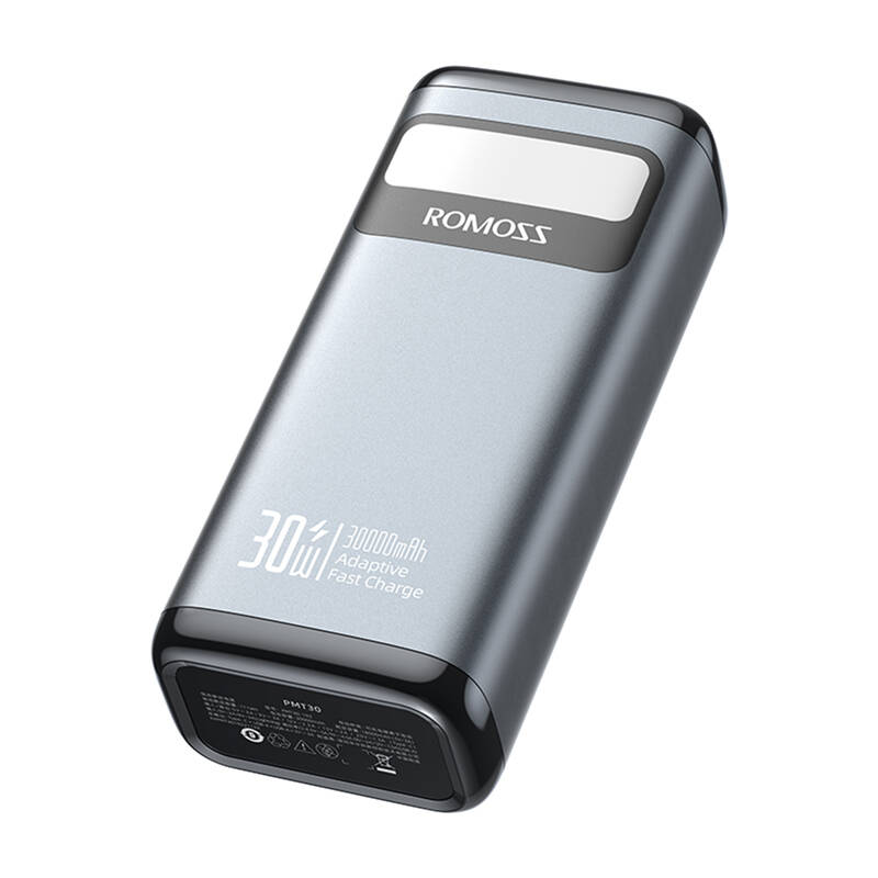   Romoss PMT30 30000mAh 30W Powerbank Fekete